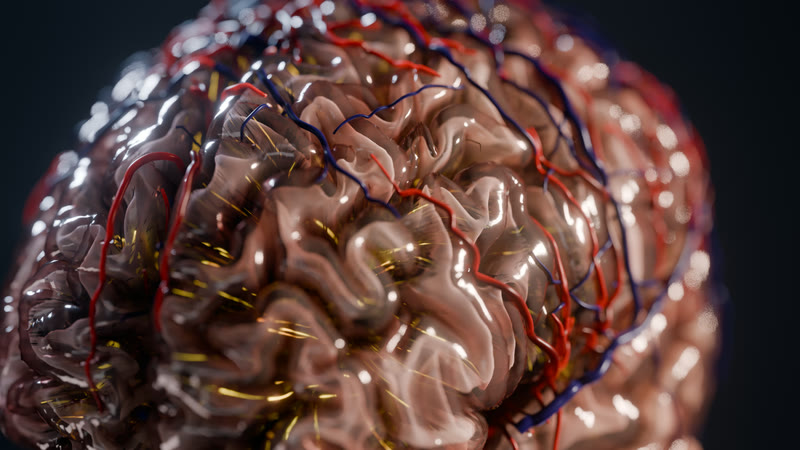 Arteries and veins on the living cortex.